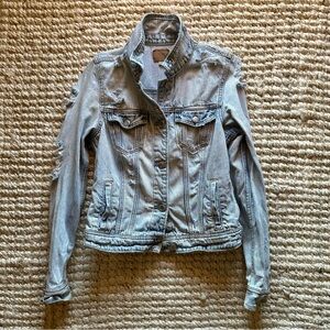 Distressed Jean Jacket